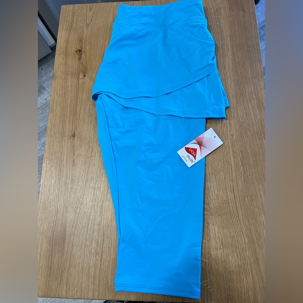 Women's Petite High Waisted Modest Swim Leggings with UPF 50 Sun Protection